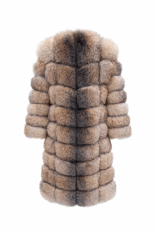 Frost Otoban Real Fur Coat – Detachable Sleeves & Zip-Off Hem | Convertible Long to Short Luxury Fur Jacket